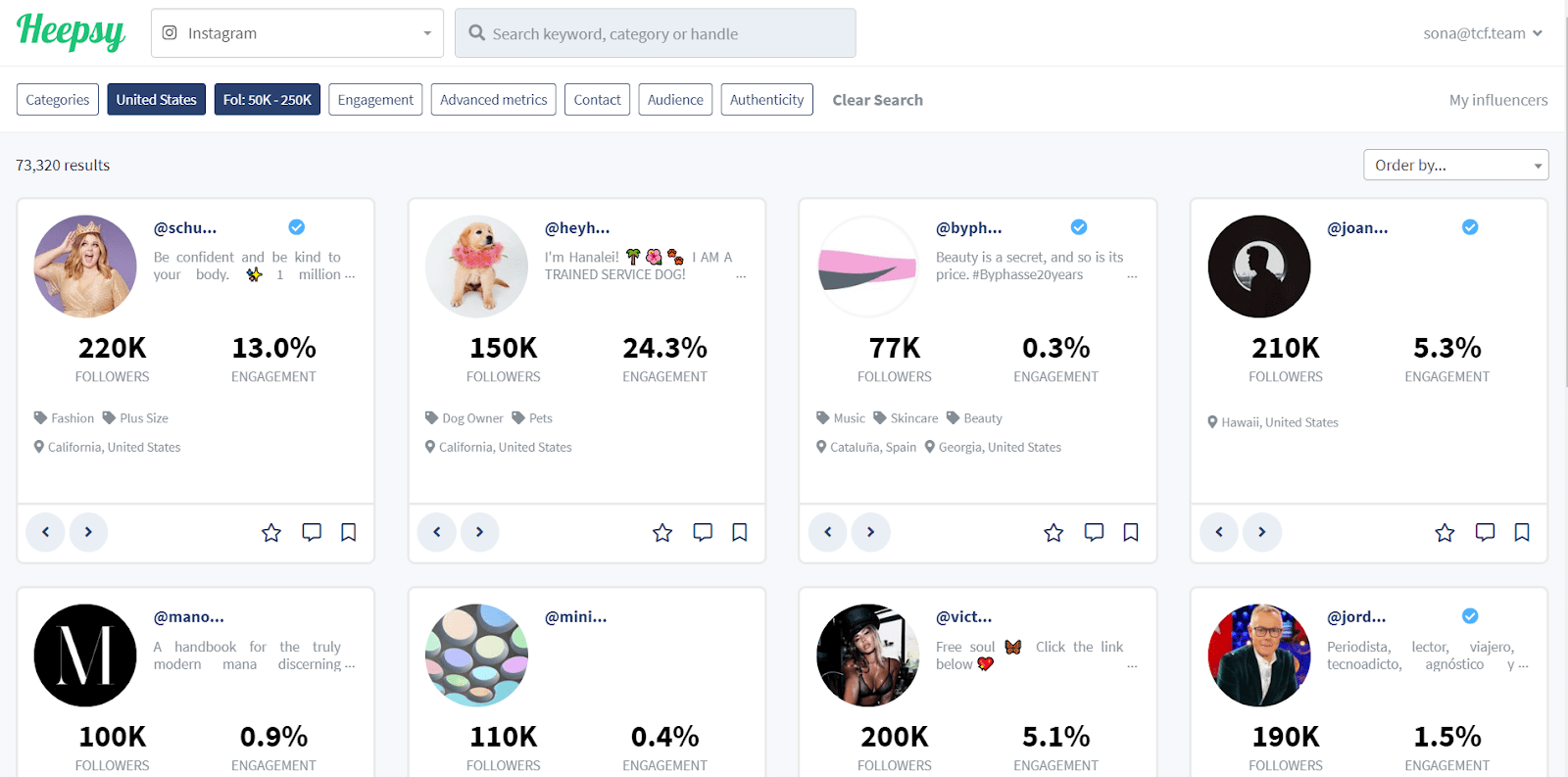 Instagram Influencer Finding Tool