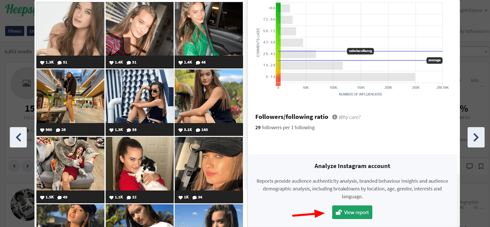 how to find instagram influencers with heepsy