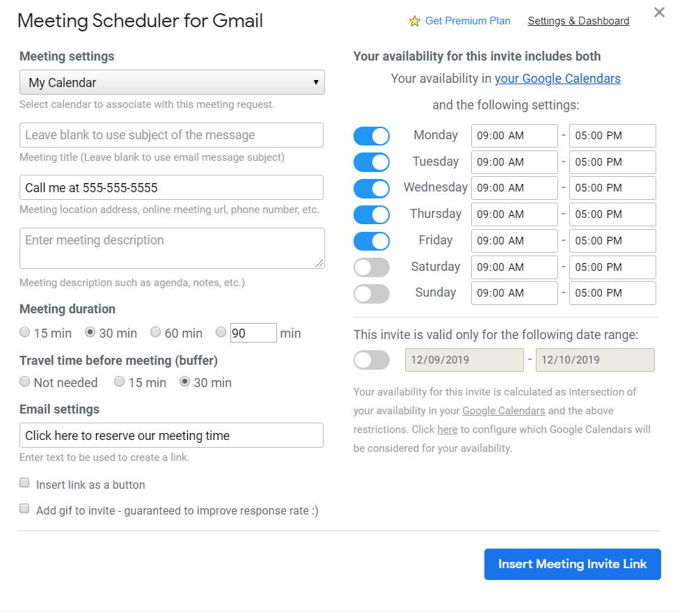 Cloud HQ Meeting Scheduler