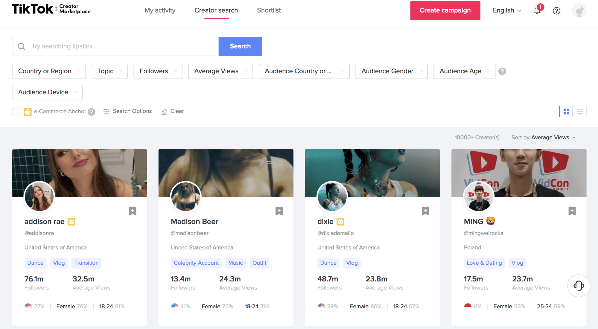 TikTok Marketplace Research and Outreach