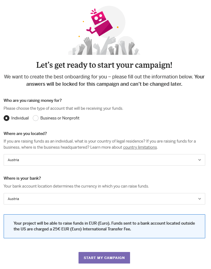 Indiegogo Campaign Creation  Steps