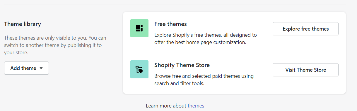Shopify Theme Library