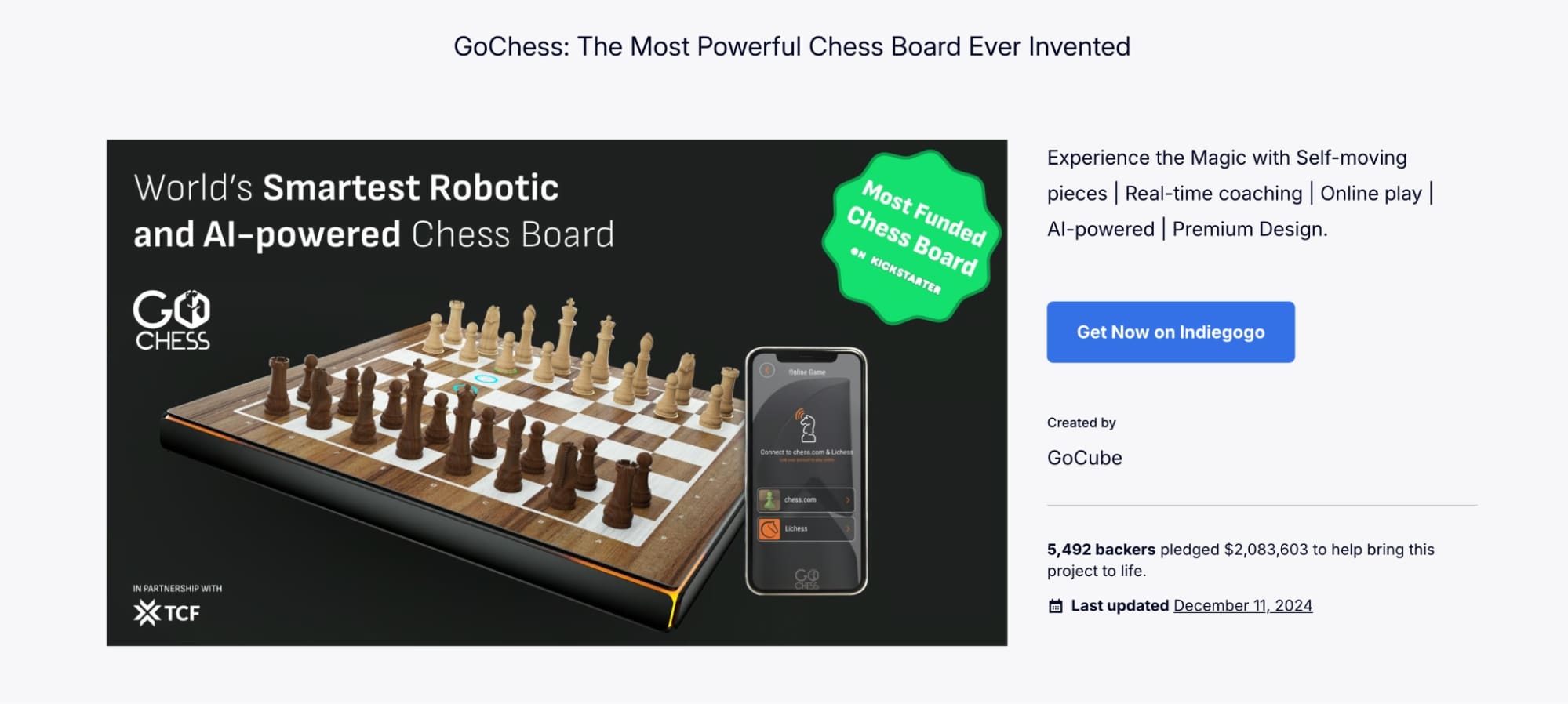 gochess kickstarter