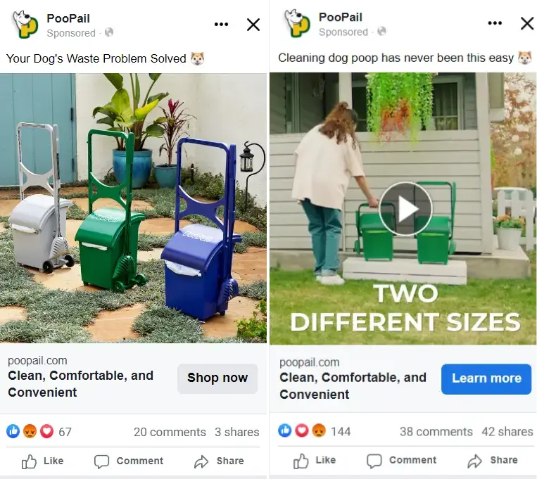 Pet Store Social Media Ads
