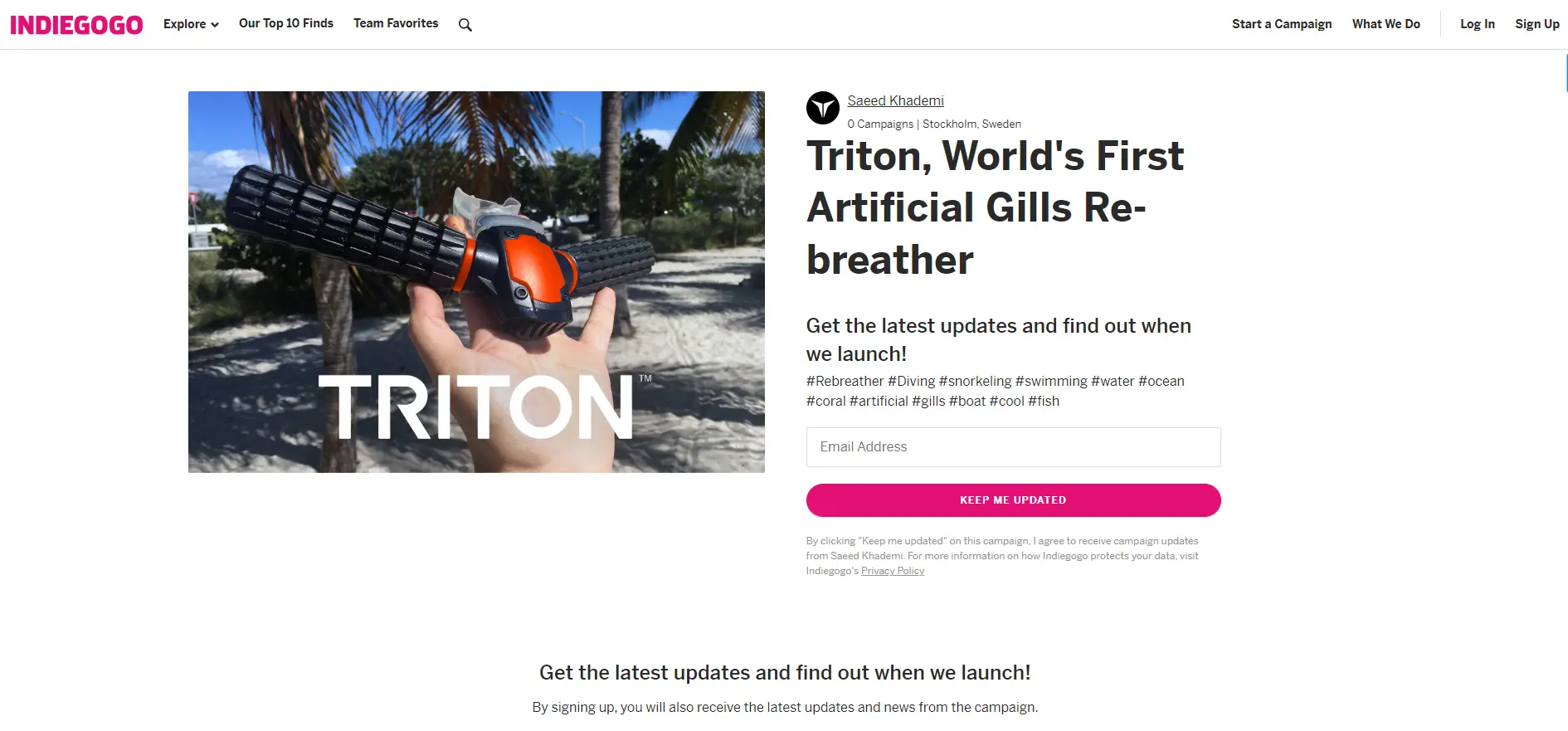 Triton Crowdfunding Scam