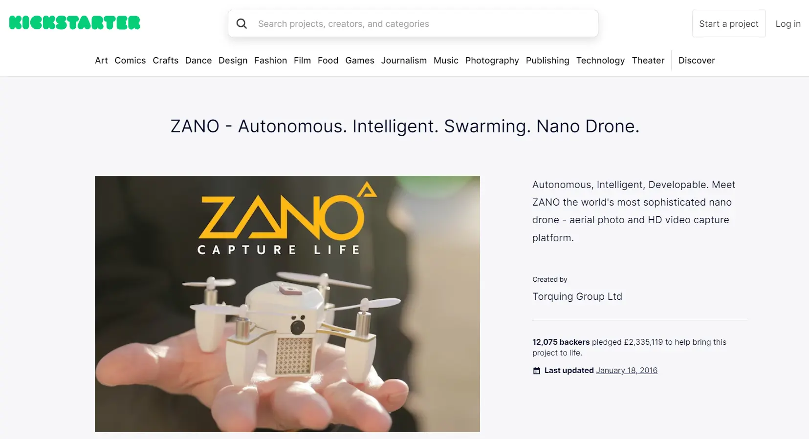 Zano Drone Scam