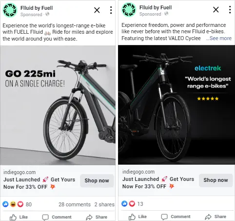 Bike Shop SMM Ads