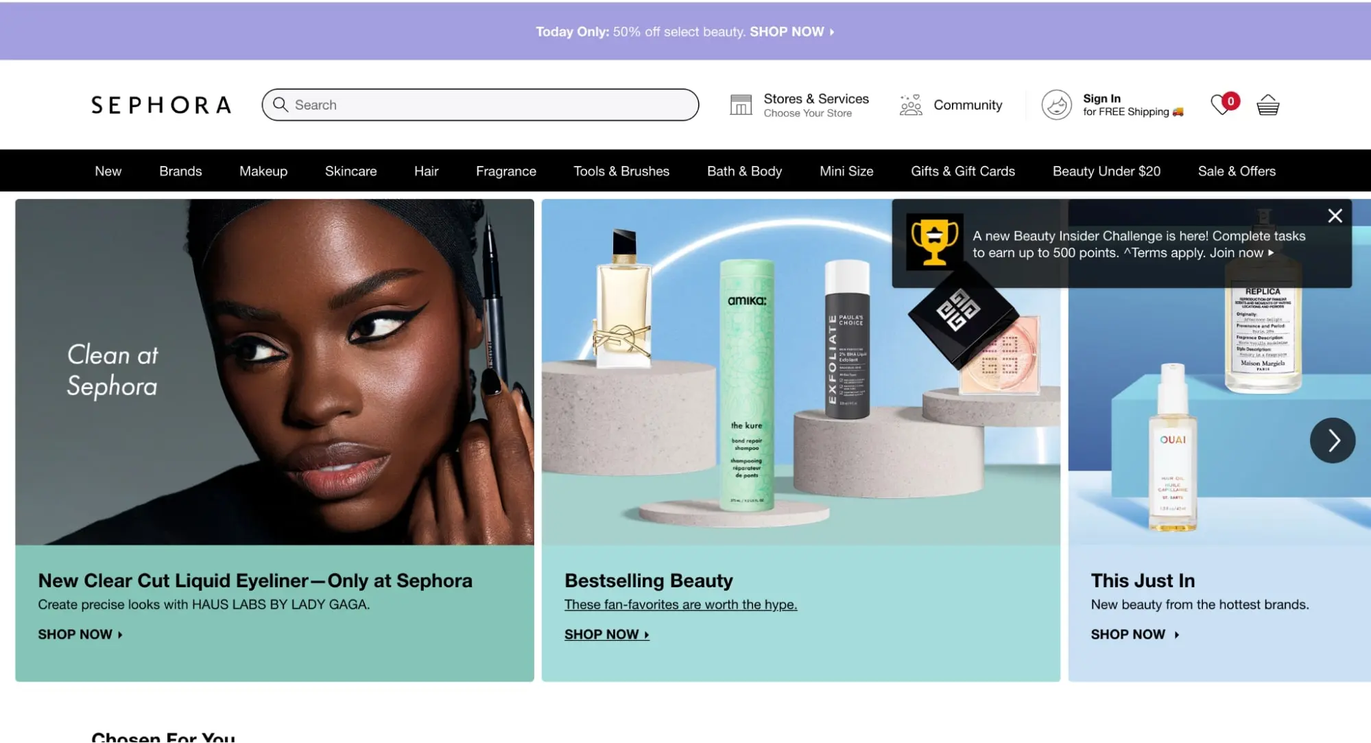 sephora online store