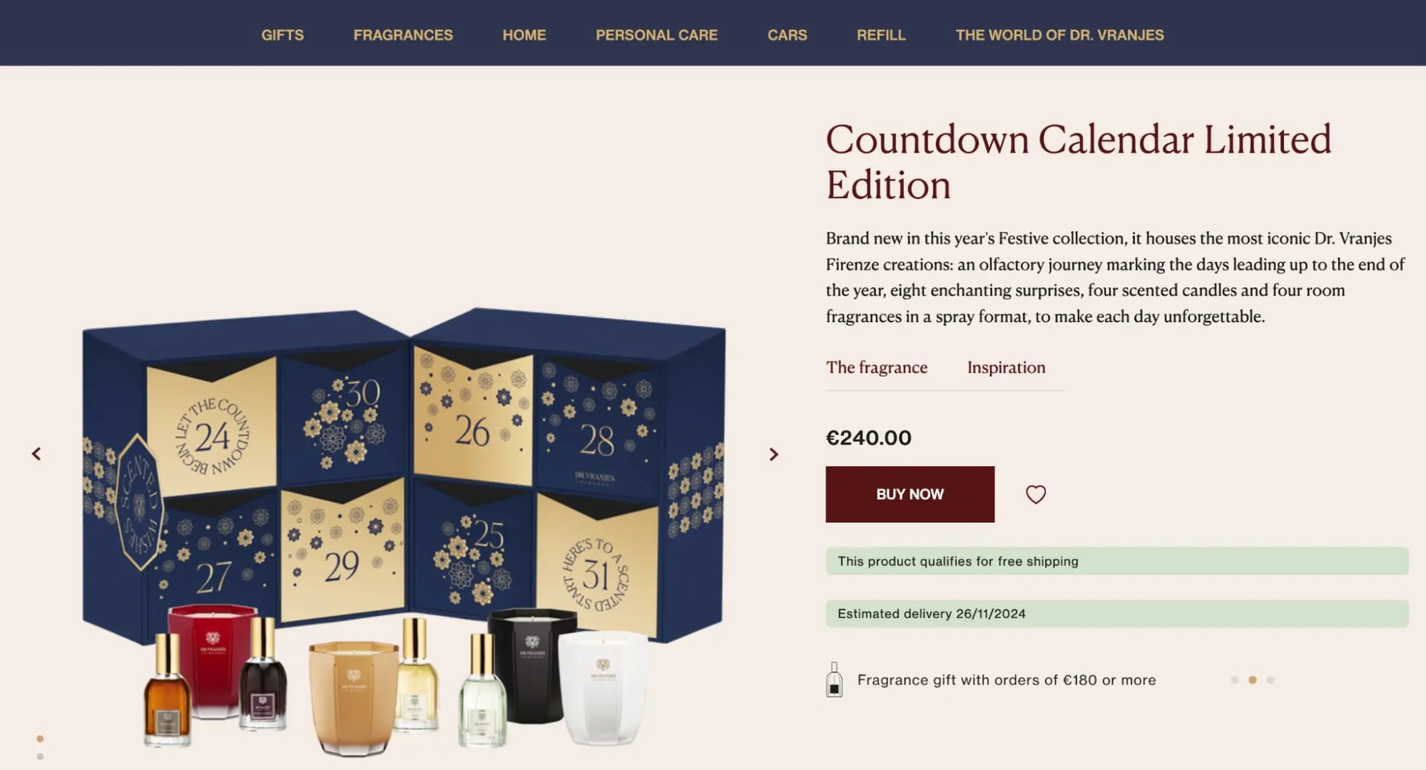 Countdown Advent Calendar