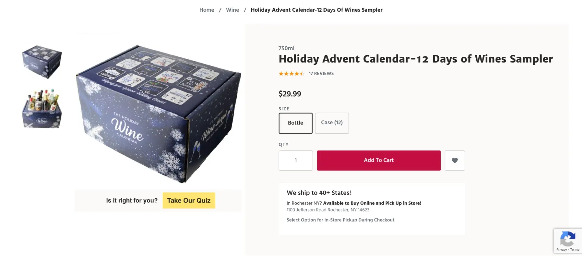 Product Sampler Advent Calendar