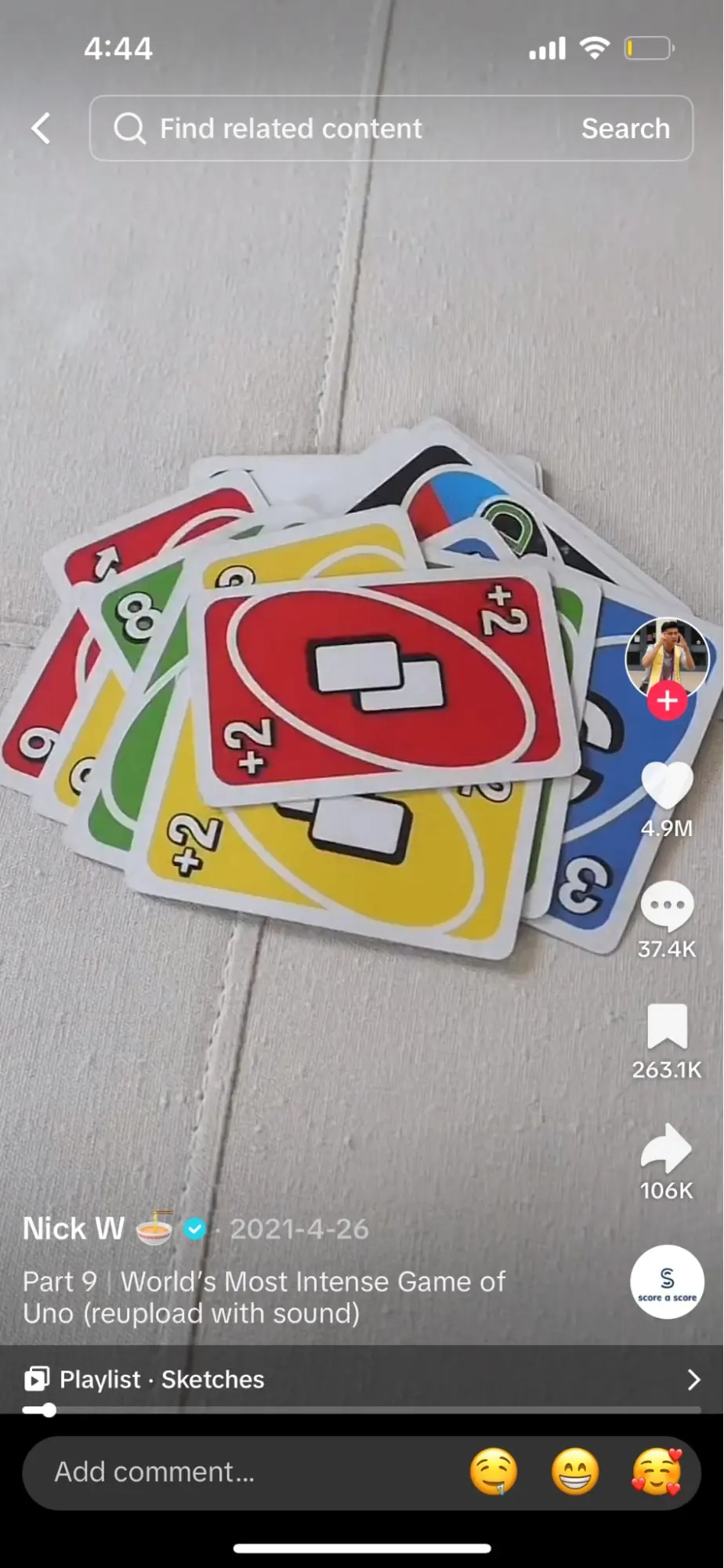 tiktok content